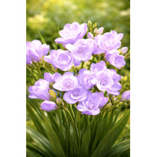 Цибулинка Фрезія махрова бузкова Lilac Dream  Голландія